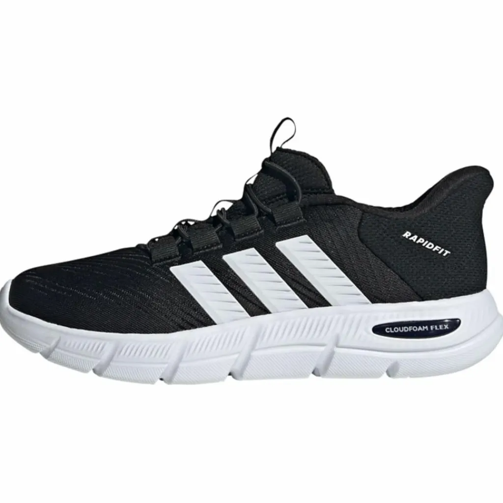 adidas Sneaker<· CLOUDFOAM FLEX RAPIDFIT SCHUH Core Black / Cloud White / Silver Metallic