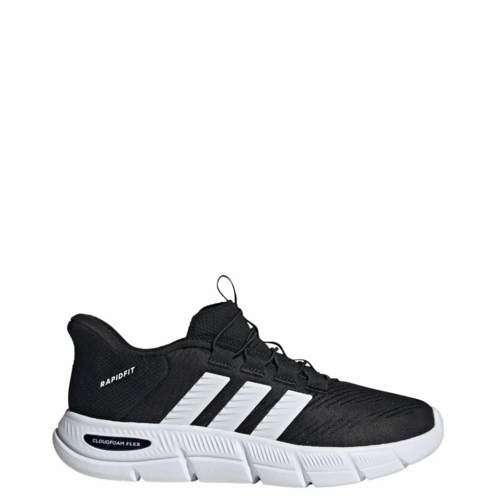 adidas Sneaker<· CLOUDFOAM FLEX RAPIDFIT SCHUH Core Black / Cloud White / Silver Metallic