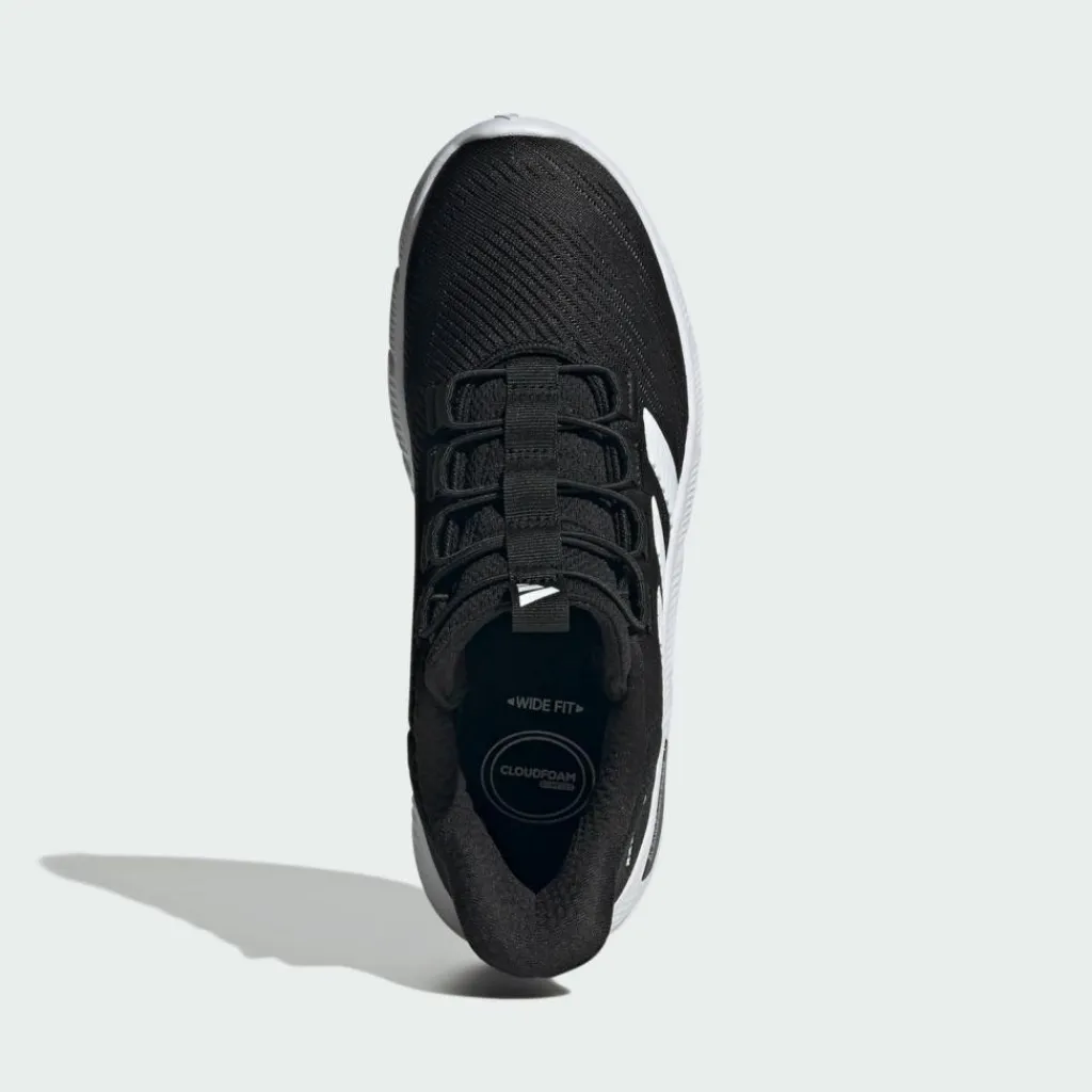 adidas Sneaker<· CLOUDFOAM FLEX RAPIDFIT SCHUH Core Black / Cloud White / Silver Metallic