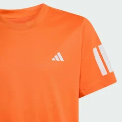 adidas Tennis<· Club Tennis 3-Streifen Kids T-Shirt Pure Orange