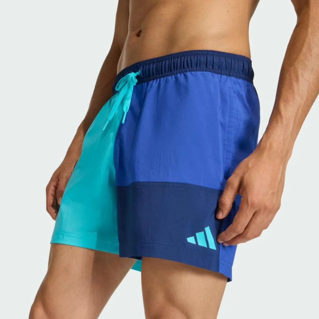 adidas Schwimmen<· COLORBLOCK BADESHORTS 5INCH Lucid Cyan / Semi Lucid Blue