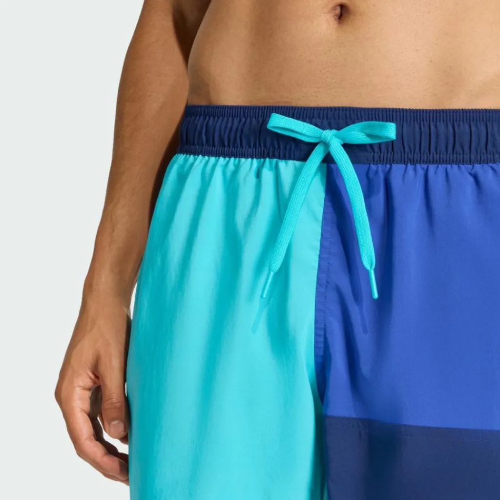 adidas Schwimmen<· COLORBLOCK BADESHORTS 5INCH Lucid Cyan / Semi Lucid Blue