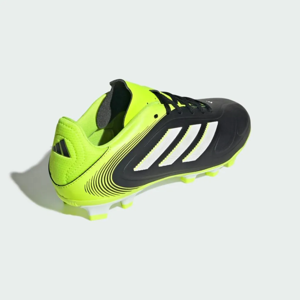 adidas Fußballschuhe<· Copa Pure 3 Club Firm/Multi-Ground Core Black / Cloud White / Lucid Lemon