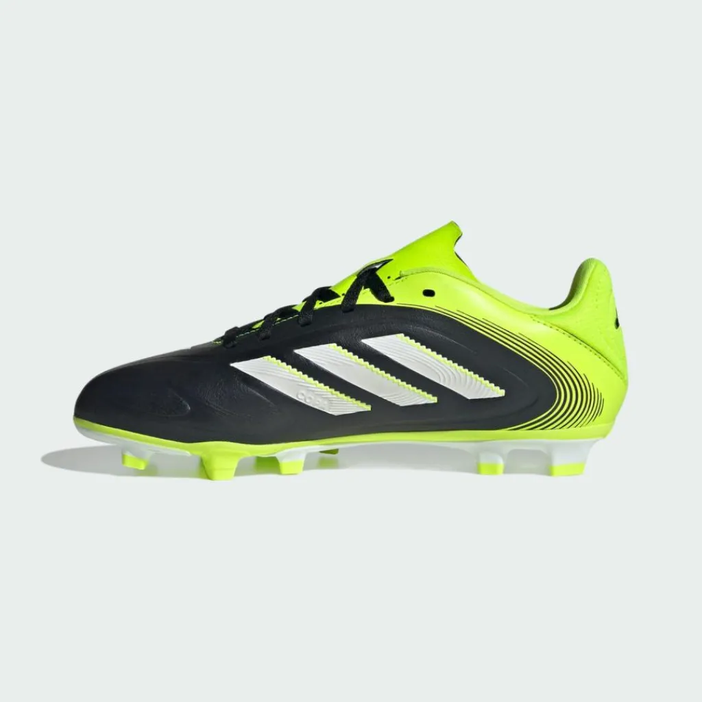 adidas Fußballschuhe<· Copa Pure 3 Club Firm/Multi-Ground Core Black / Cloud White / Lucid Lemon