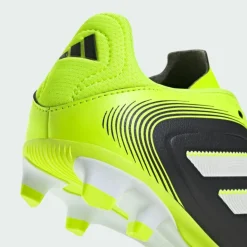 adidas Fußballschuhe<· Copa Pure 3 Club Firm/Multi-Ground Core Black / Cloud White / Lucid Lemon