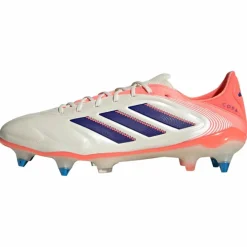 adidas Fußballschuhe<· Copa Pure 3 Elite SG Fußballschuh Off White / Lucid Blue / Signal Coral