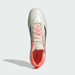 adidas Fußballschuhe<· Copa Pure 3 Elite SG Fußballschuh Off White / Lucid Blue / Signal Coral
