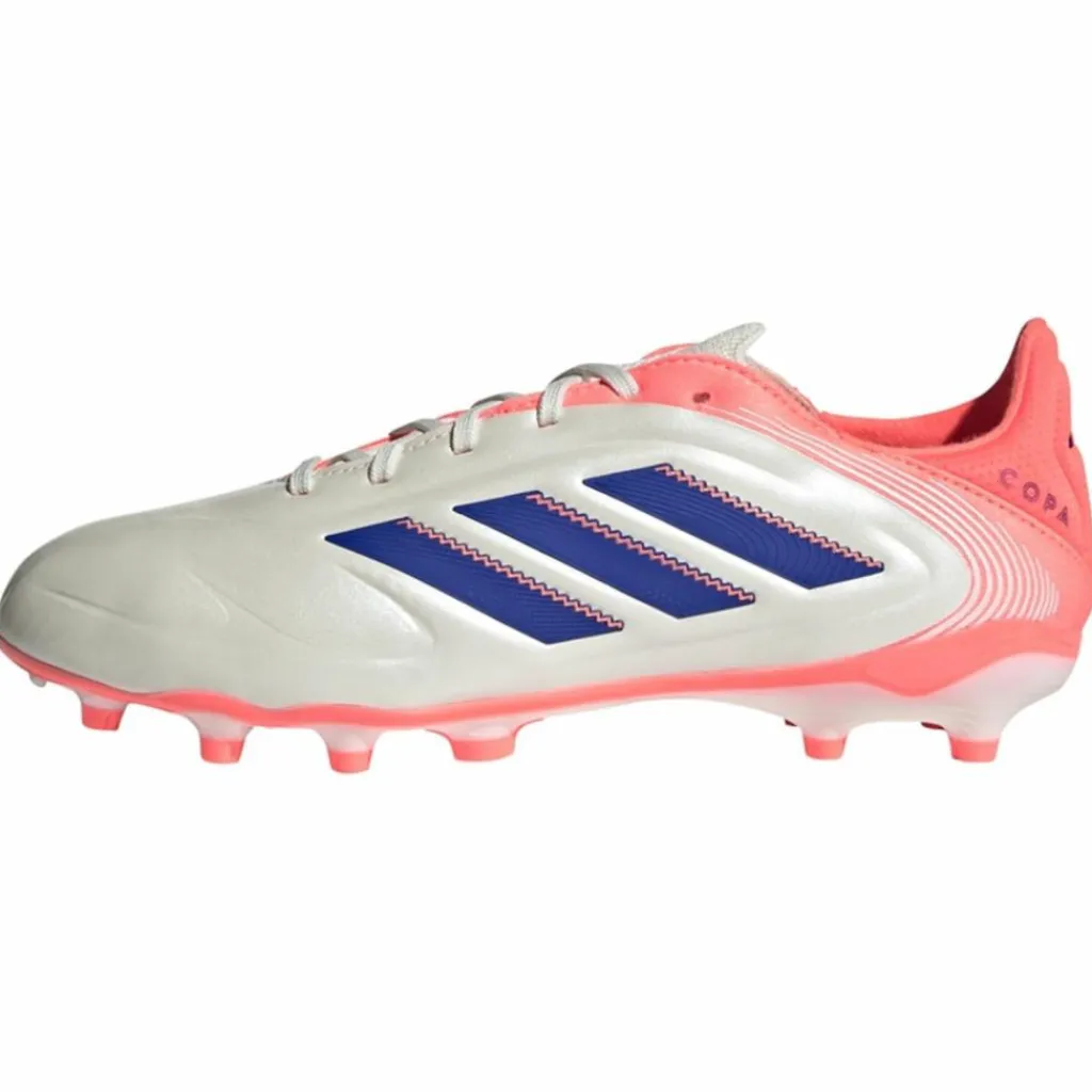 adidas Fußballschuhe<· Copa Pure 3 Elite feste Off White / Lucid Blue / Signal Coral