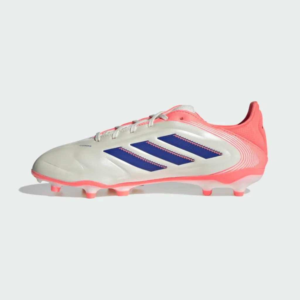 adidas Fußballschuhe<· Copa Pure 3 Elite feste Off White / Lucid Blue / Signal Coral