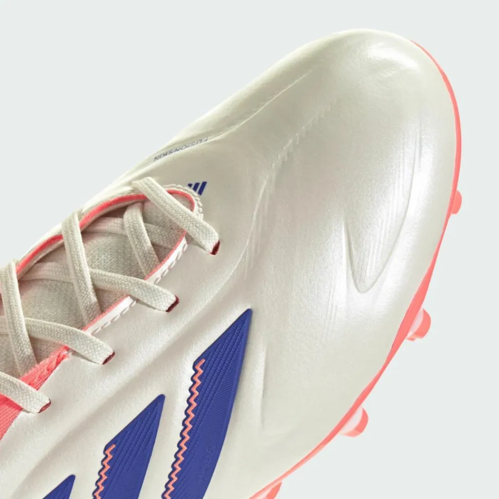 adidas Fußballschuhe<· Copa Pure 3 Elite feste Off White / Lucid Blue / Signal Coral