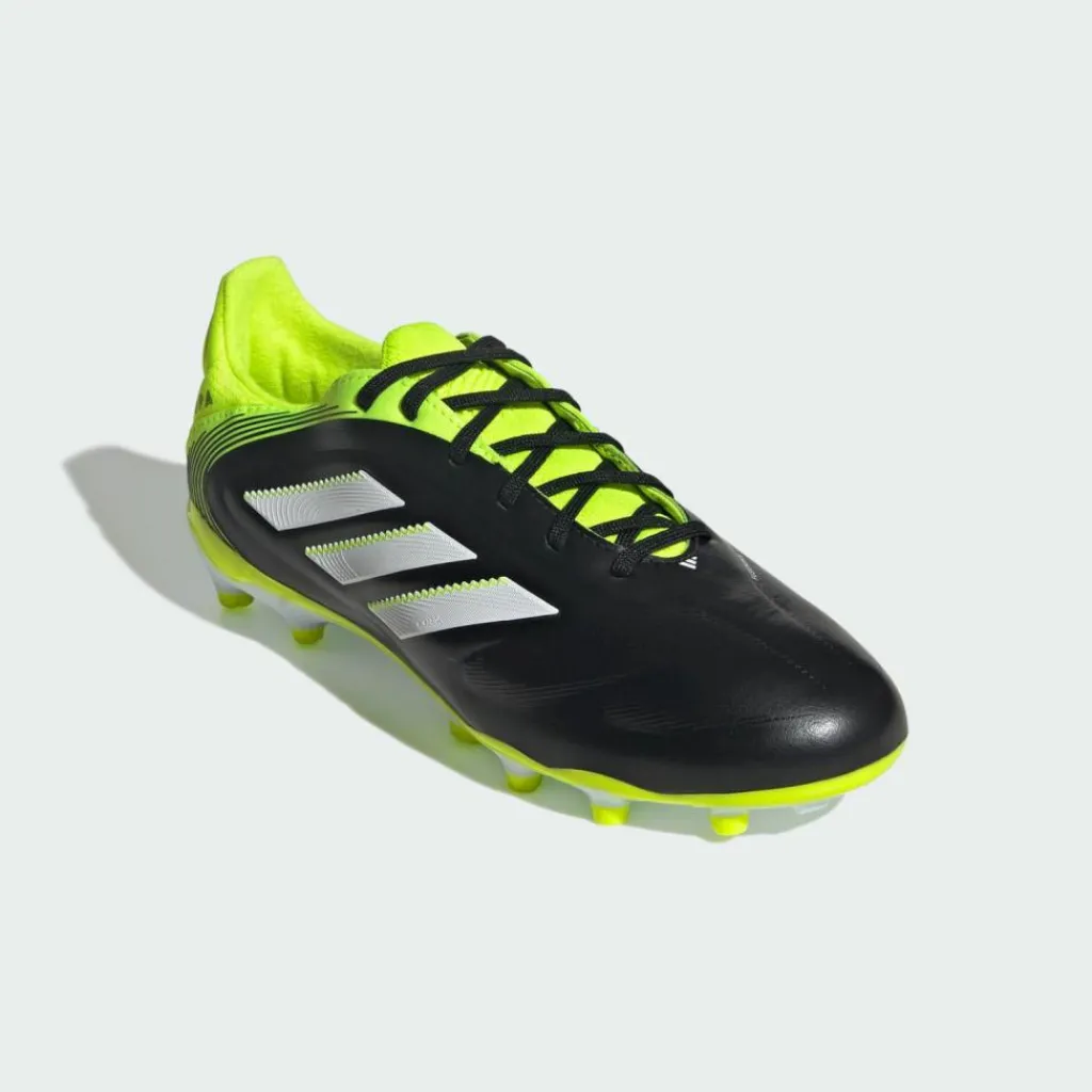 adidas Fußballschuhe<· Copa Pure 3 Elite feste Core Black / Cloud White / Lucid Lemon