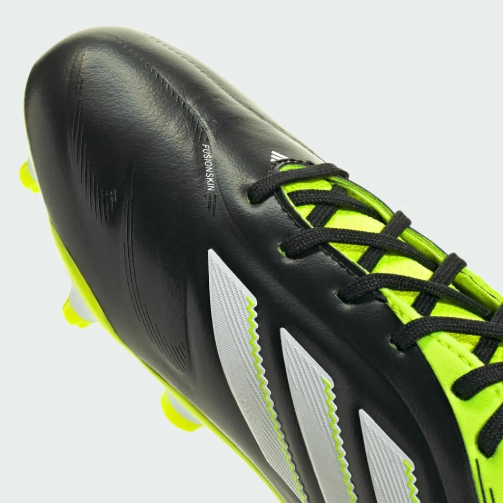 adidas Fußballschuhe<· Copa Pure 3 Elite feste Core Black / Cloud White / Lucid Lemon