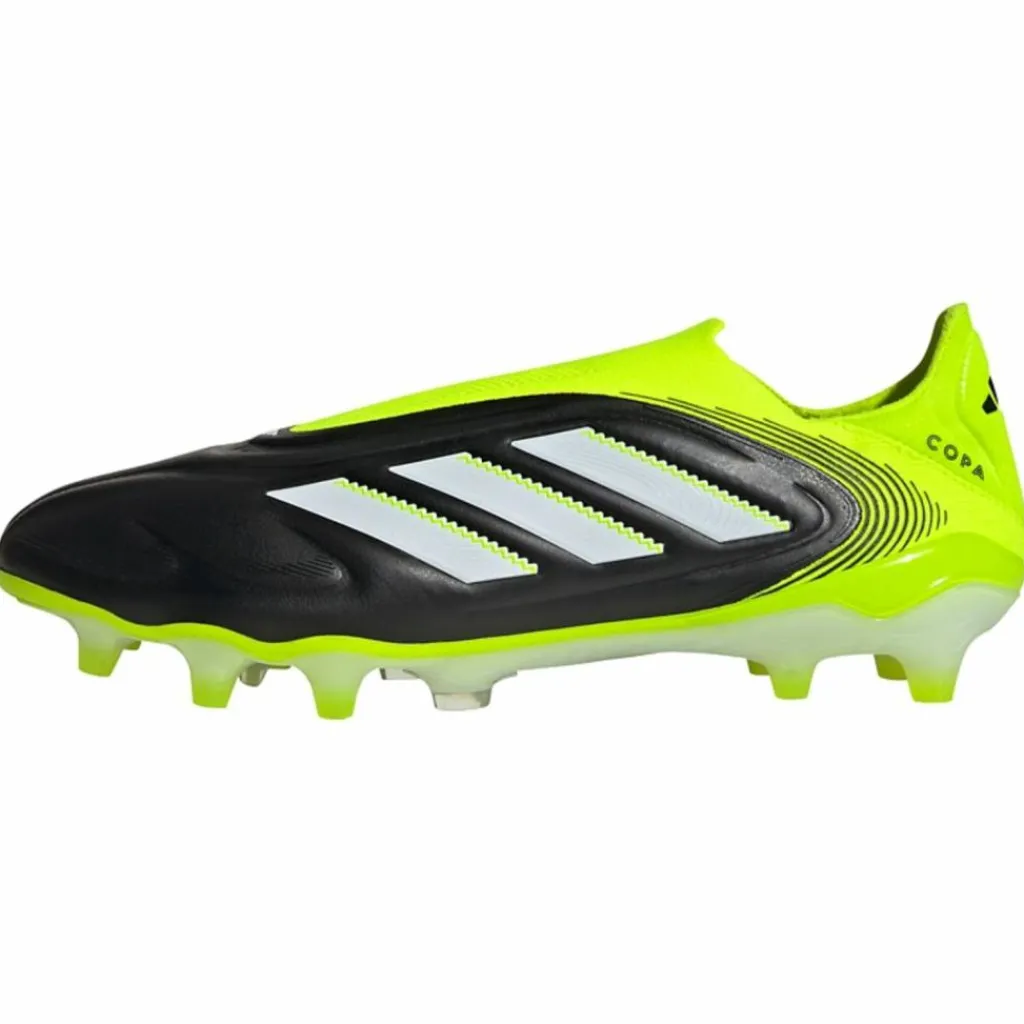 adidas Fußballschuhe<· Copa Pure 3 Elite Laceless FG Core Black / Cloud White / Lucid Lemon