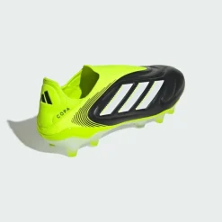 adidas Fußballschuhe<· Copa Pure 3 Elite Laceless FG Core Black / Cloud White / Lucid Lemon