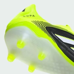 adidas Fußballschuhe<· Copa Pure 3 Elite Laceless FG Core Black / Cloud White / Lucid Lemon