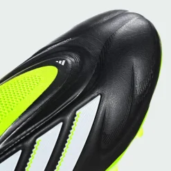adidas Fußballschuhe<· Copa Pure 3 Elite Laceless FG Core Black / Cloud White / Lucid Lemon