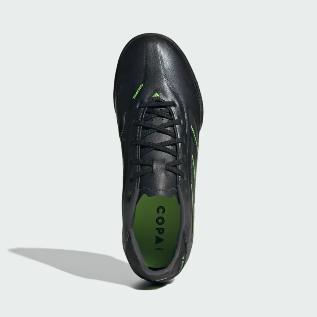 adidas Fußballschuhe<· Copa Pure 3 League Kunstrasen Core Black / Dgh Solid Grey / Lucid Lemon