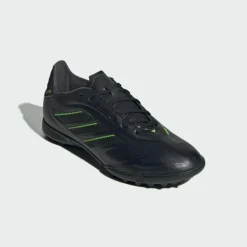 adidas Fußballschuhe<· Copa Pure 3 League Kunstrasen Core Black / Dgh Solid Grey / Lucid Lemon
