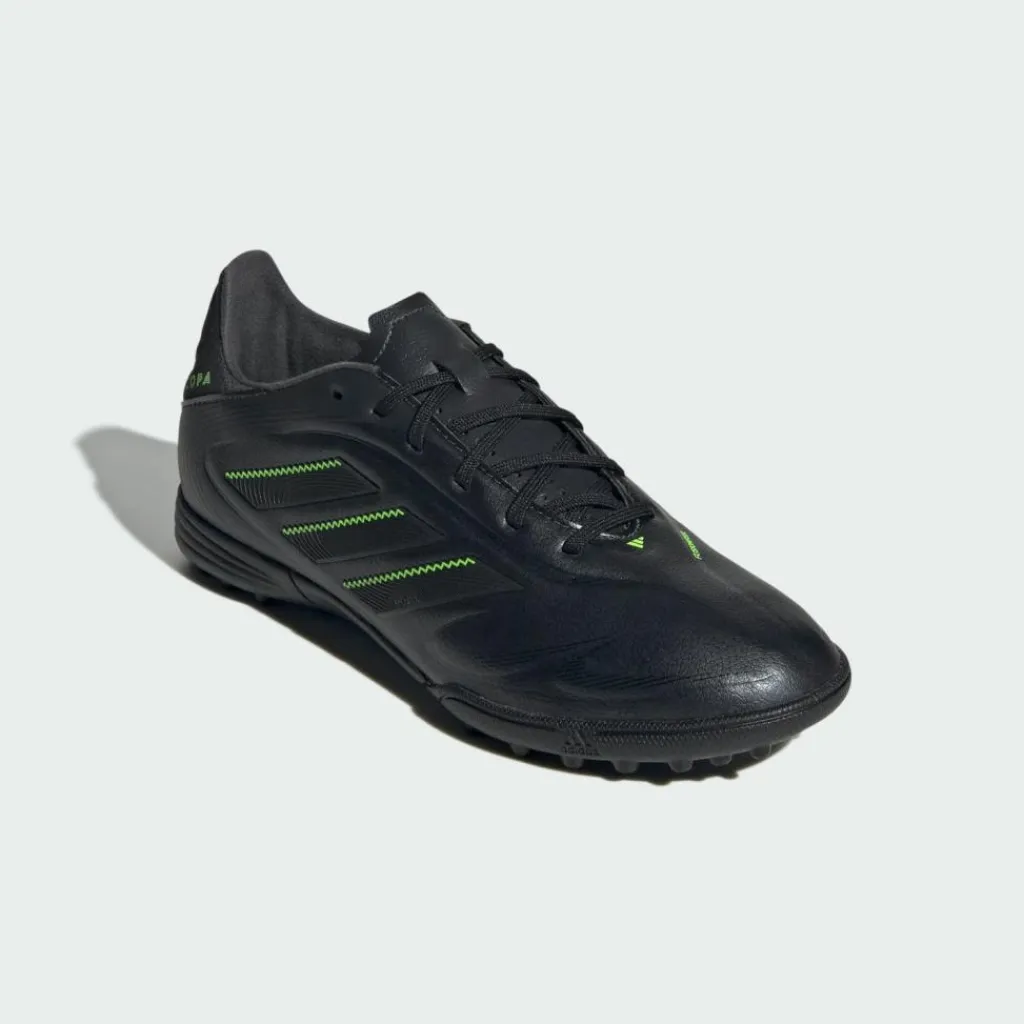 adidas Fußballschuhe<· Copa Pure 3 League Kunstrasen Core Black / Dgh Solid Grey / Lucid Lemon