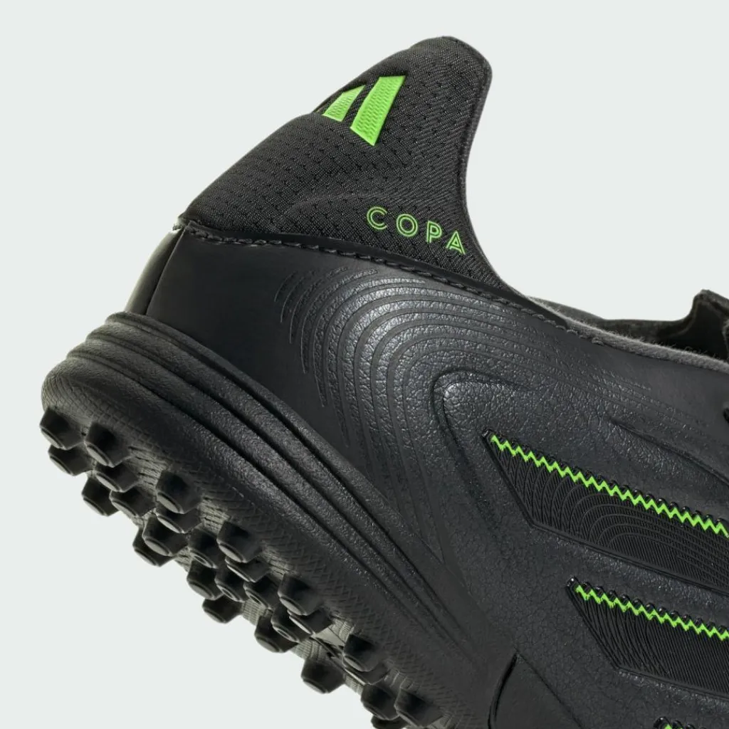 adidas Fußballschuhe<· Copa Pure 3 League Kunstrasen Core Black / Dgh Solid Grey / Lucid Lemon