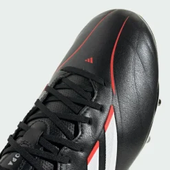 adidas Fußballschuhe<· COPA PURE IV LEAGUE Firm Ground Kids Core Black / Cloud White / Lucid Red