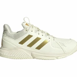 adidas Volleyball|Tischtennis<· Court Flight owhite-goldmt-cblack