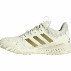 adidas Volleyball|Tischtennis<· Court Flight owhite-goldmt-cblack