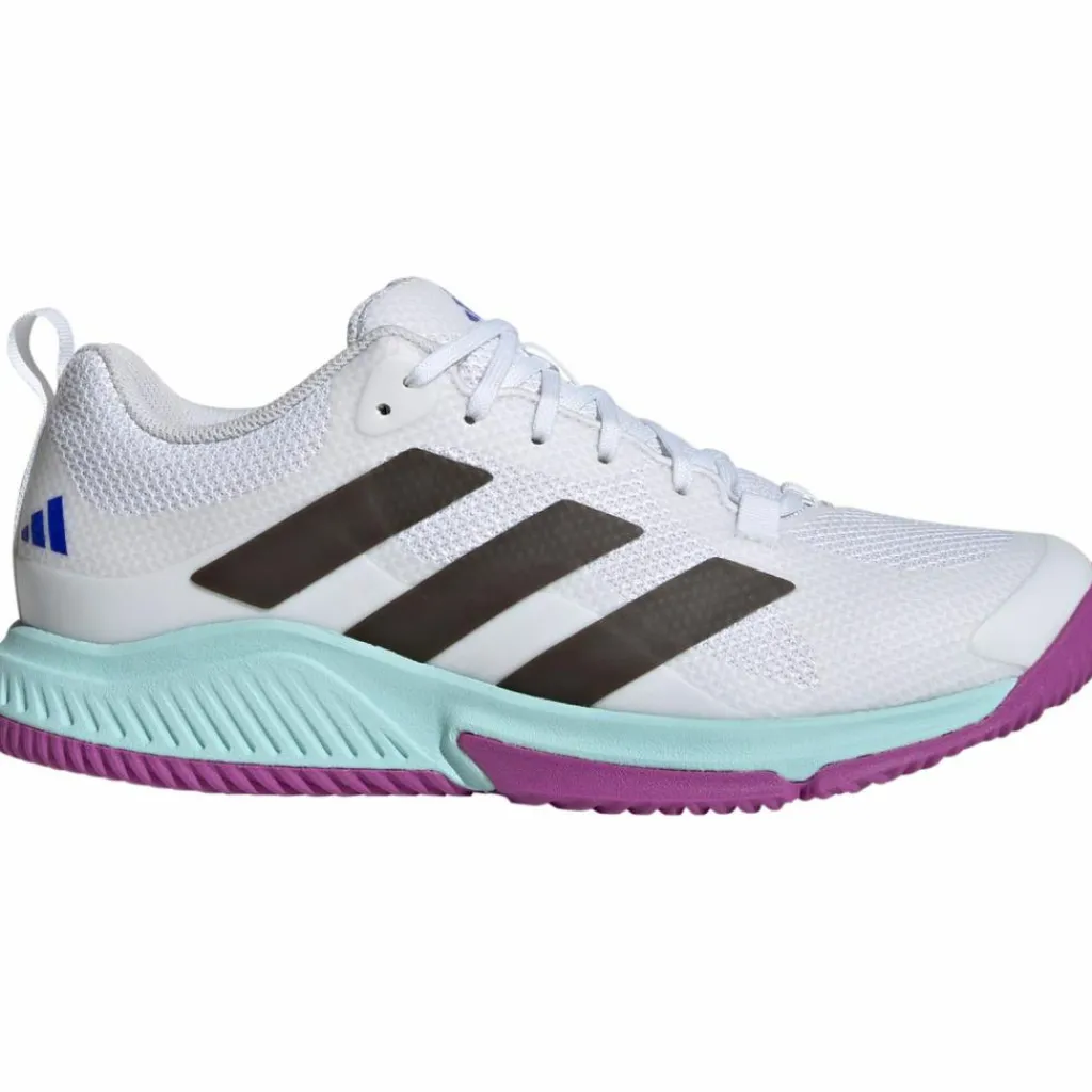 adidas Volleyball|Badminton<· Court Team 2.0 W ftwr white-core black-purple burst