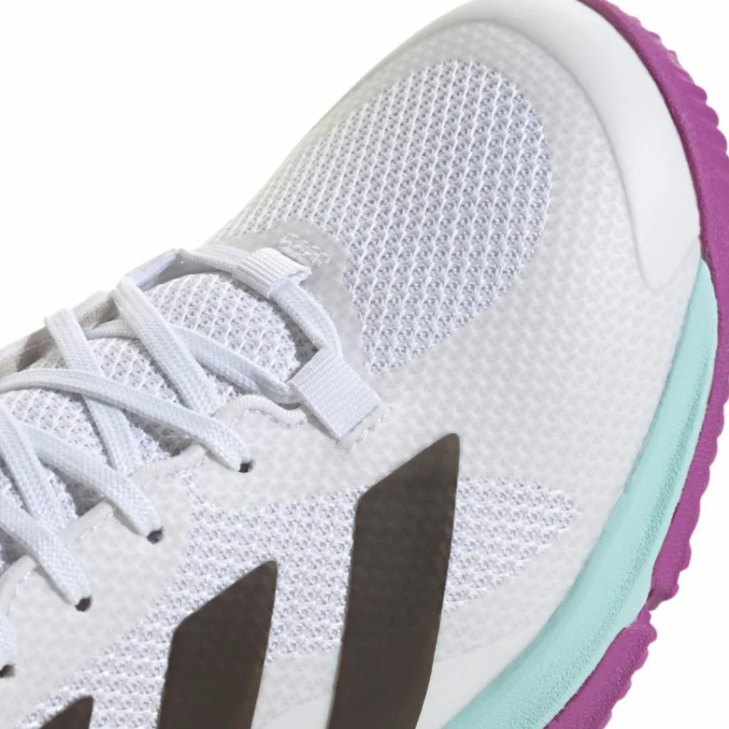 adidas Volleyball|Badminton<· Court Team 2.0 W ftwr white-core black-purple burst