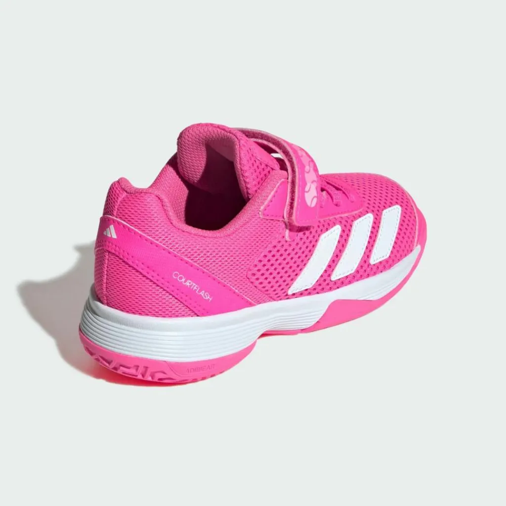 adidas Tennis|Tennis<· Courtflash Hook-and-Loop Kids Lucid Pink / Cloud White / Lucid Pink