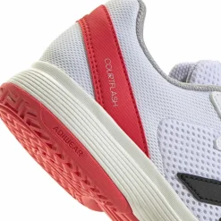 adidas Tennis<· Courtflash K ftwr white-core black-lucid red