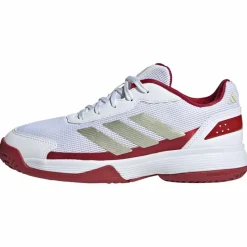 adidas Tennis|Tennis<· Crazyquick Kids Padelschuh Cloud White / Ice Gold Met. / Cloud White