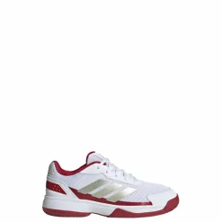 adidas Tennis|Tennis<· Crazyquick Kids Padelschuh Cloud White / Ice Gold Met. / Cloud White