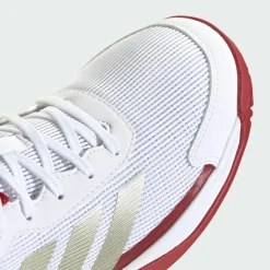 adidas Tennis|Tennis<· Crazyquick Kids Padelschuh Cloud White / Ice Gold Met. / Cloud White