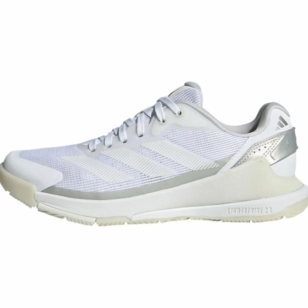 adidas Tennis<· Crazyquick Lightstrike Padel-Schuh Cloud White / Cloud White / Zero Metalic