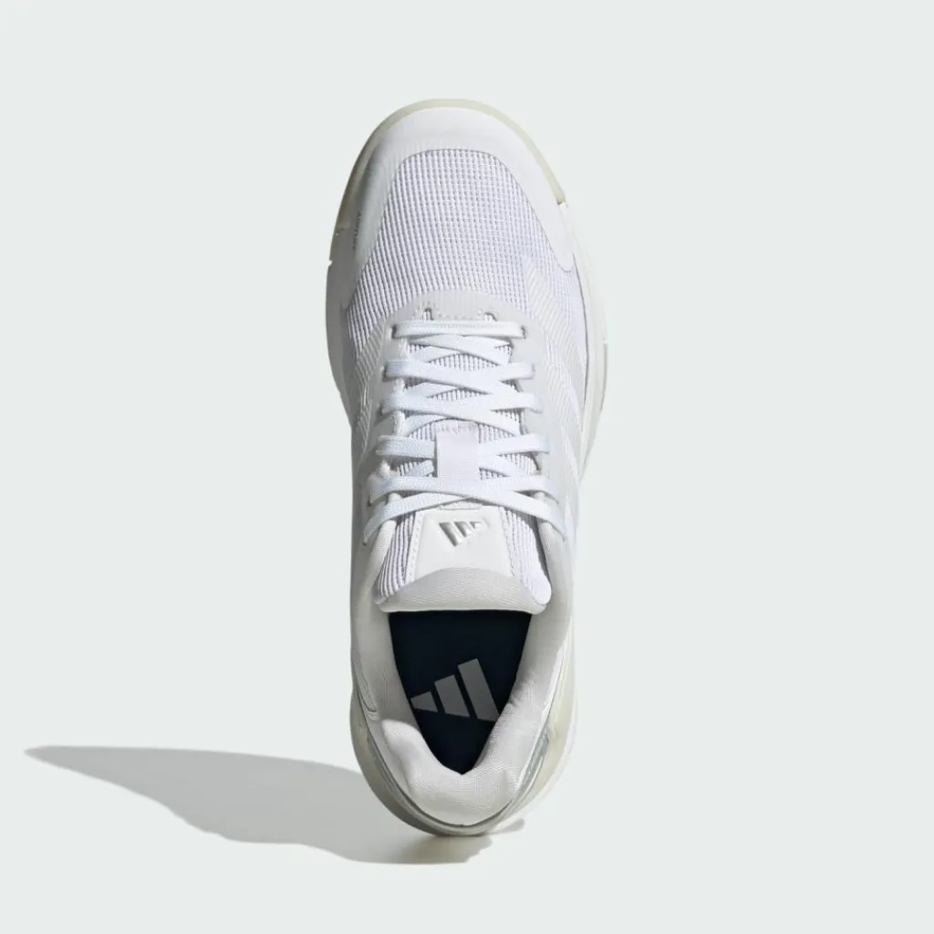 adidas Tennis<· Crazyquick Lightstrike Padel-Schuh Cloud White / Cloud White / Zero Metalic
