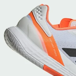 adidas Tennis|Tennis<· Defiant Speed 2 Tennisschuh Cloud White / Core Black / Lucid Orange