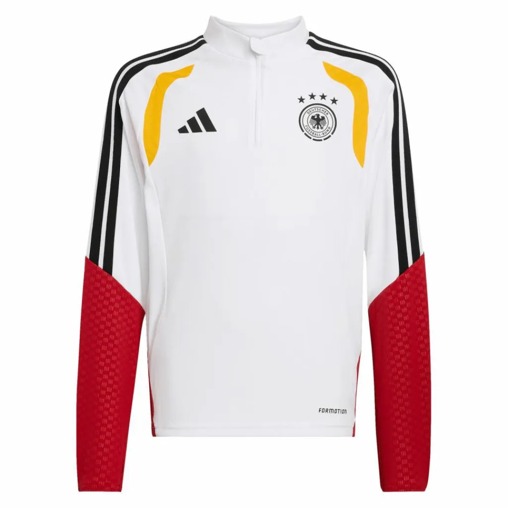 adidas Pullover & Sweats<· DFB Deutschland Tiro Zip Top Kids Weiß weiss