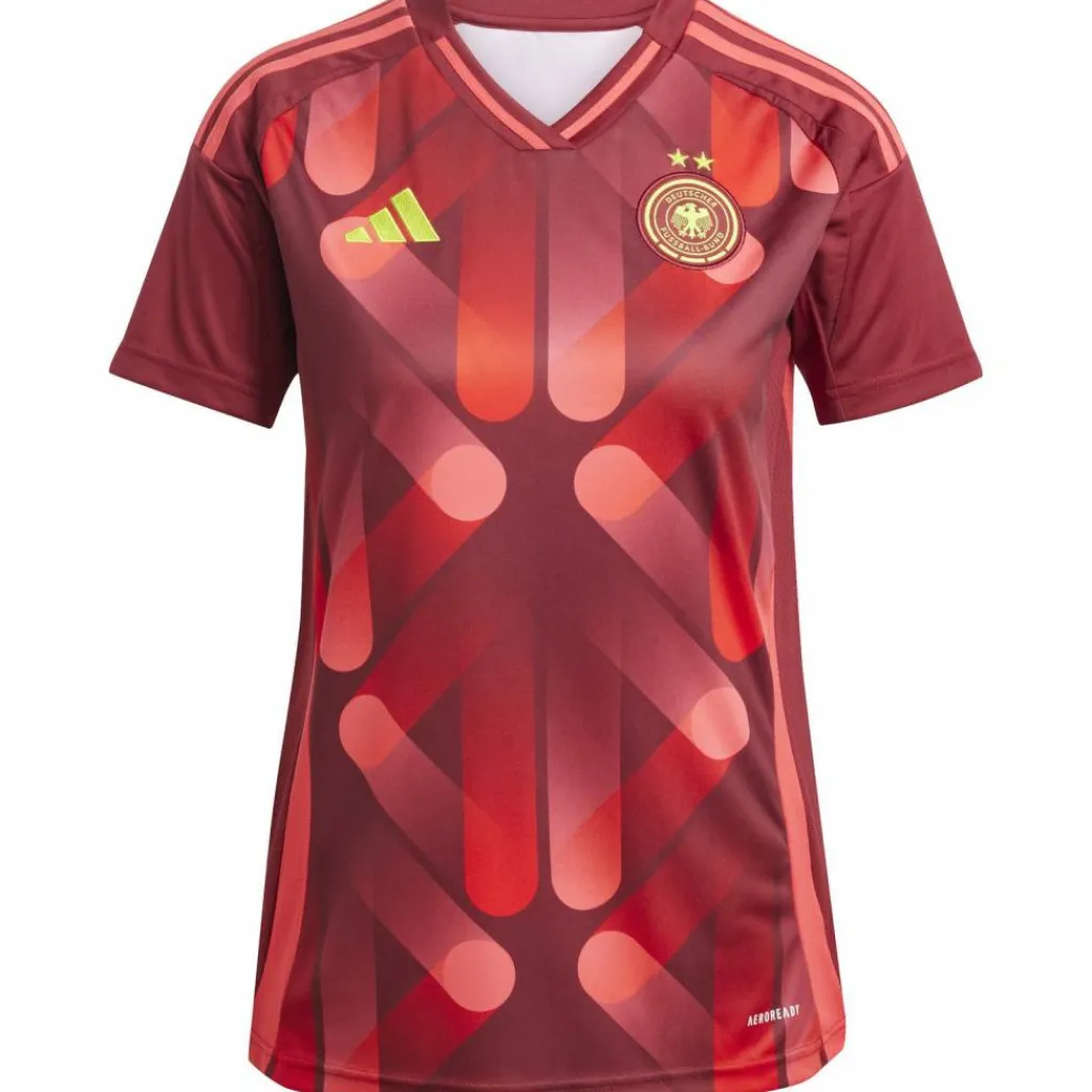 adidas Trikots<· DFB EM 2025 Auswärts team coll burgundy 2