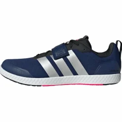 adidas Fitnessschuhe|Fitnessschuhe<· Die Total Weightlifting Schuhe Dark Blue / Silver Metallic / Core Black
