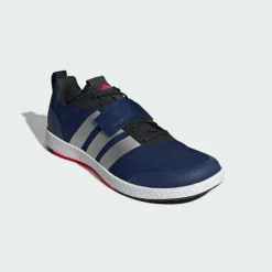 adidas Fitnessschuhe|Fitnessschuhe<· Die Total Weightlifting Schuhe Dark Blue / Silver Metallic / Core Black