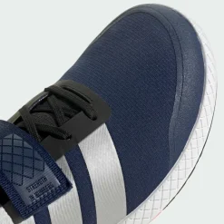 adidas Fitnessschuhe|Fitnessschuhe<· Die Total Weightlifting Schuhe Dark Blue / Silver Metallic / Core Black