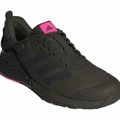 adidas Fitnessschuhe<· DROPSET 3 TRAINER shadow olive-core black-lucid pink