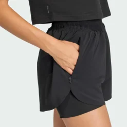 adidas Hosen<· D4T Workout Go To 2in1 Shorts Black