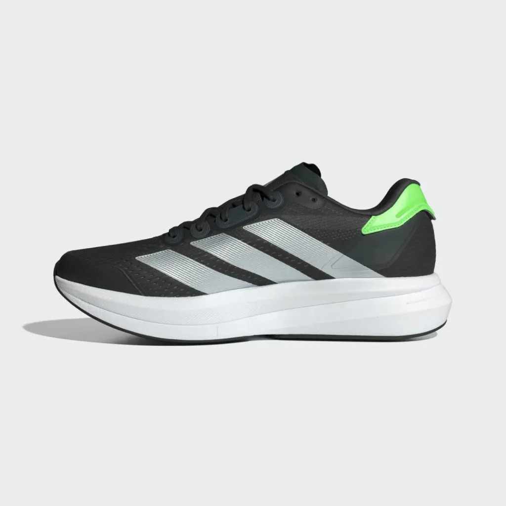 adidas Laufschuhe|Laufschuhe<· Duramo Speed 2 Laufschuh Carbon / Matte Silver / Lime Burst