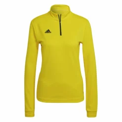 adidas Fußball|Pullover & Sweats<· Entrada 22 HalfZip Sweatshirt Damen gelbschwarz