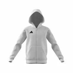 adidas Jacken|Fußball<· Entrada 26 Kapuzenjacke Kids weissschwarz