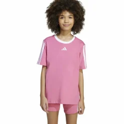 adidas Shirts<· ESSENTIALS pink fusion-white