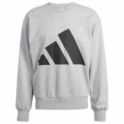 adidas Pullover & Sweats<· Essentials Big Logo French Terry Medium Grey Heather / Black