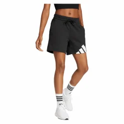 adidas Fußball<· Essentials Big Logo Short Damen schwarzweiss